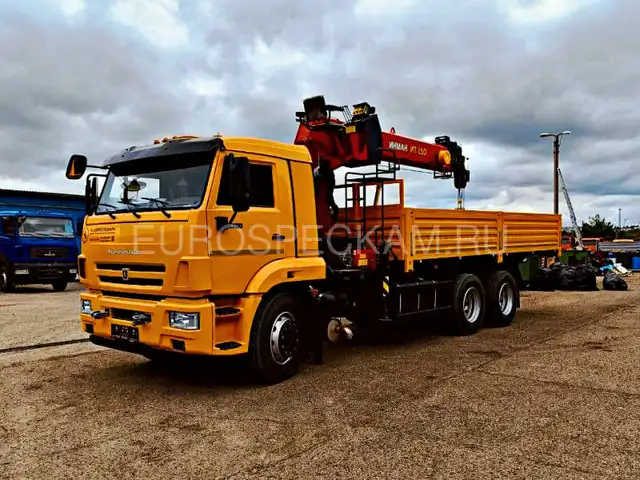 КАМАЗ 65115 бортовой с КМУ Palfinger Инман ИТ-150 (659000)