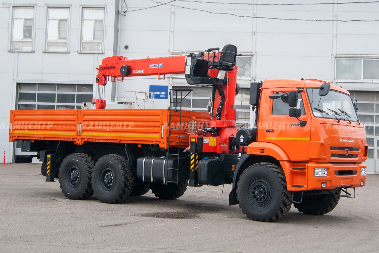 КМУ Kanglim KS1256G-II на шасси КАМАЗ 43118-73094-50