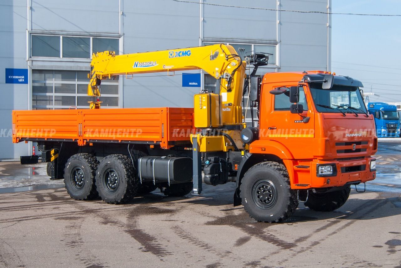 КМУ XCMG SQS200-6 на шасси КАМАЗ-43118-2095-48