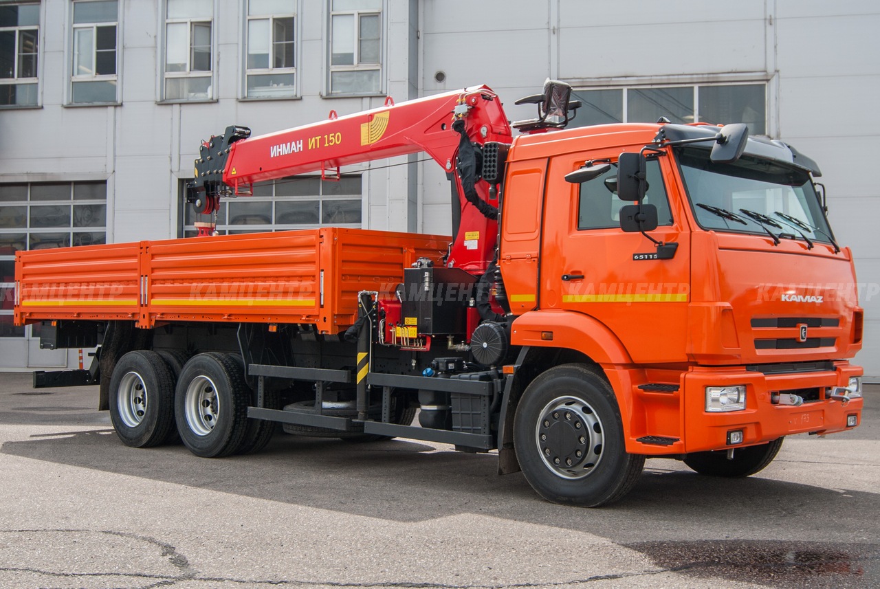 КМУ PALFINGER INMAN IT150 на шасси КАМАЗ 65115-3094-48