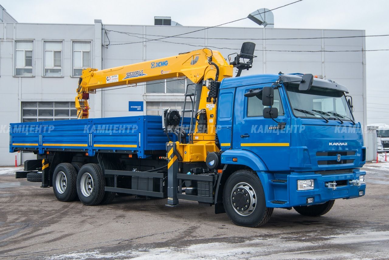 КМУ XCMG SQS300-5 на шасси КАМАЗ-65117-3010-48