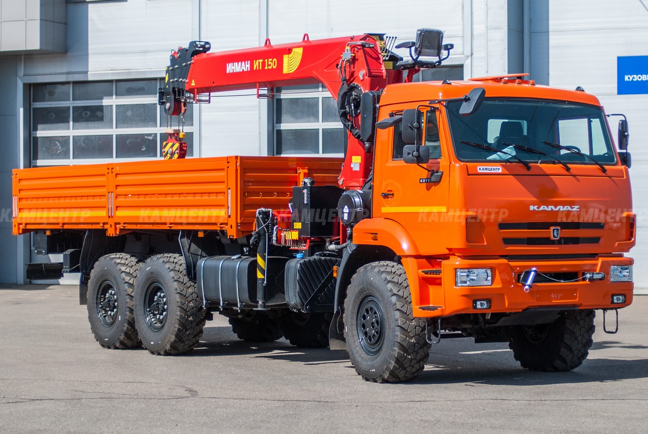 КМУ PALFINGER INMAN IT 150 на шасси КАМАЗ-43118-73094-50